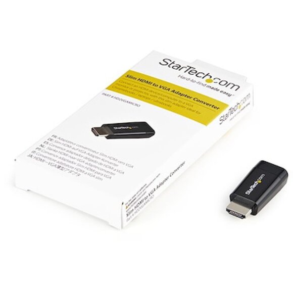 Compact HDMI to VGA Adapter Converter Ideal for Chromebooks Ultrabooks & Laptops - Picture 1 of 8